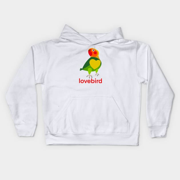 Lovebird Kids Hoodie by Obstinate and Literate